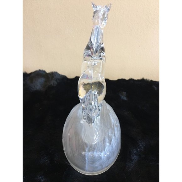 RCR Crystal Horse Animal Rearing Clear Crystal Glass Excellent Condition - Picture 4 of 5